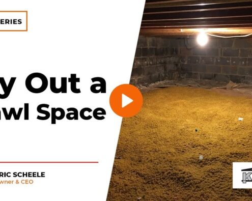 dry out a crawl space