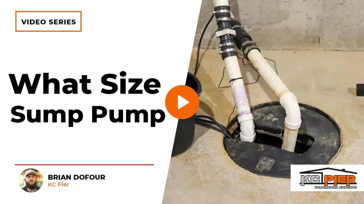 what size sump pump