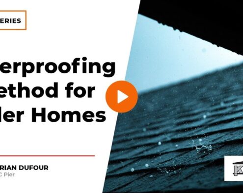 waterproofing method for older homes