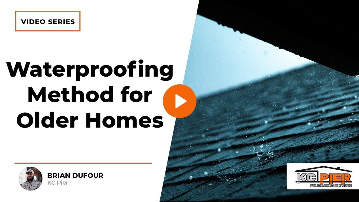 waterproofing method for older homes